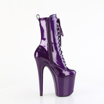 Pleaser FLAMINGO-1040GP Purple Glitter Pat/M