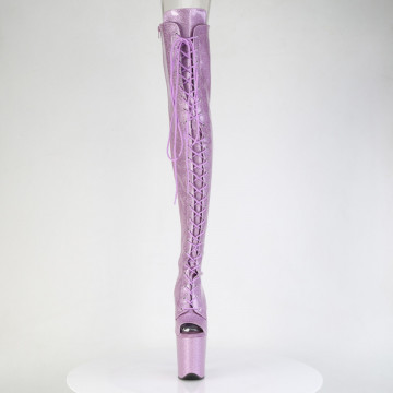 stivali tacco 20cm glit incorporato Pleaser