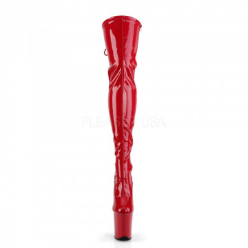 Pleaser FLAMINGO-3063 Red Str Pat/Red