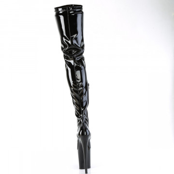 Pleaser FLAMINGO-4000 Blk Str. Pat/Blk