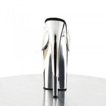 Pleaser FLAMINGO-801 Clr/Slv Chrome