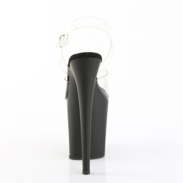 Pleaser FLAMINGO-808 Clr/Blk Matte