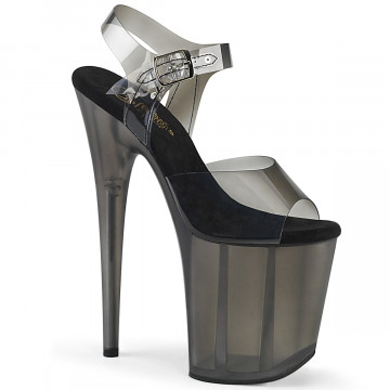 Pleaser FLAMINGO-808N-T Blk Gradient TPU/Smoke Tinted
