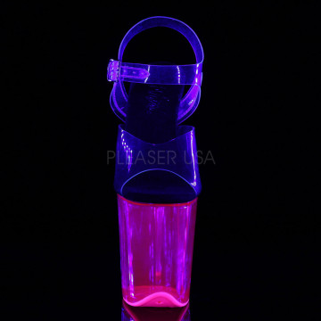 Pleaser FLAMINGO-808UVT Clr/H. Pink Tinted