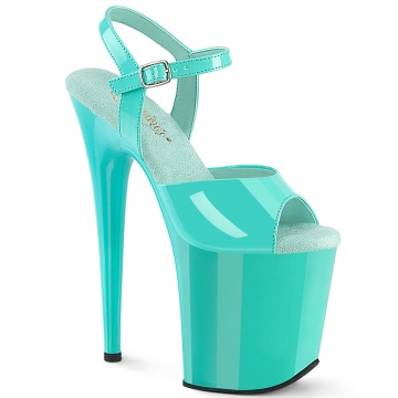 Pleaser FLAMINGO-809 Aqua Pat/Aqua
