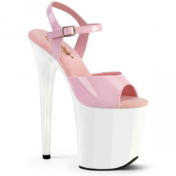 Pleaser FLAMINGO-809 B. Pink Pat/Wht