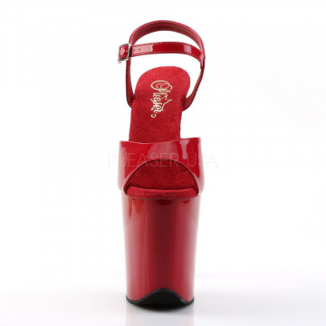 Pleaser FLAMINGO-809 Red Pat/Red