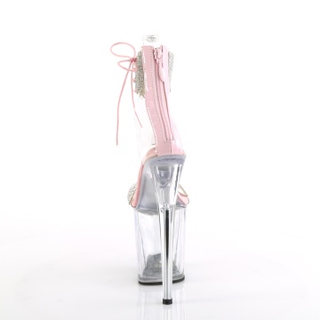 Pleaser FLAMINGO-827RS Clr-B. Pink/Clr