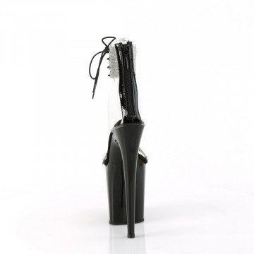 Pleaser FLAMINGO-827RS Clr-Blk/Blk
