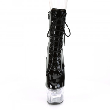 Pleaser FLASHDANCE-1020-7 Blk Pat/Clr