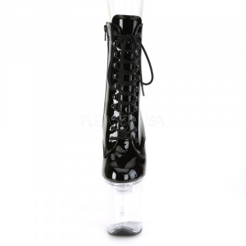 Pleaser FLASHDANCE-1020-8 Blk Pat/Clr
