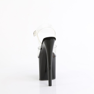 Pleaser NAUGHTY-808 Clr/Blk