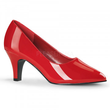 Pleaser Pink Label DIVINE-420 Red Pat