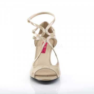 Pleaser Pink Label KIMBERLY-04 Cream Pat