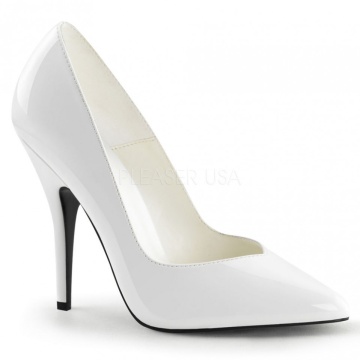 Pleaser SEDUCE-420V Wht Pat Subito pronte numero 45eu 15us