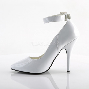 Pleaser SEDUCE-431 Wht Pat