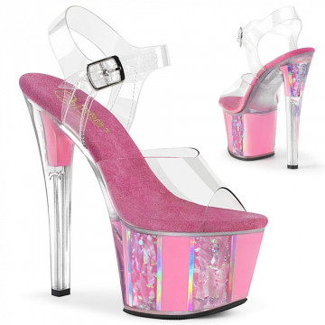 Pleaser SKY-308OF Clr/B. Pink subito 36eu