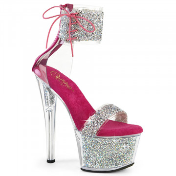 Pleaser SKY-327RSI Slv Multi RS-H. Pink/Slv-RS
