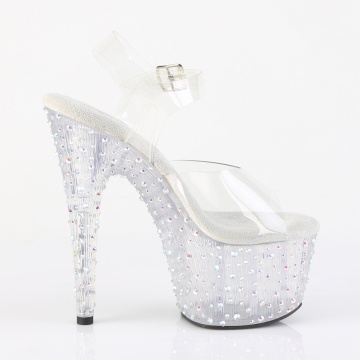 Pleaser STARDANCE-708 Clr/Clr-Slv Multi RS