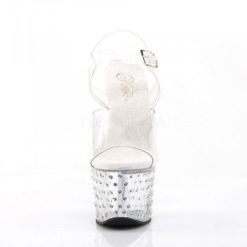 Pleaser STARDUST-708 Clr/Clr
