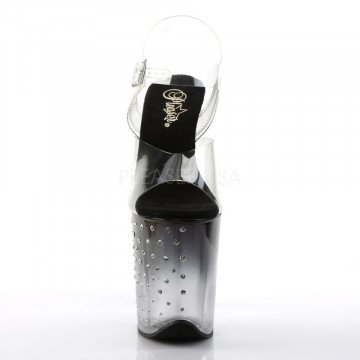 Pleaser STARDUST-808T Clr/Blk-Clr