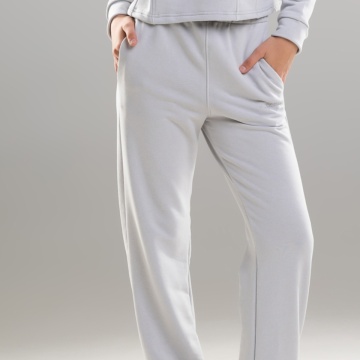 SUPREME JERSEY LOGO JOGGERS LIGHT GREY Paradise Chick