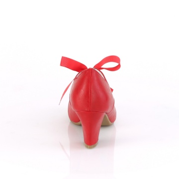 calzature donna pin up couture rossa