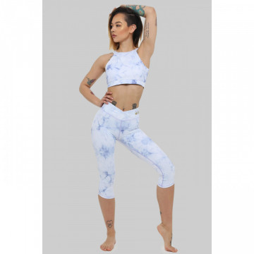 Capri Leggings: Frosted Marble S e M pronti