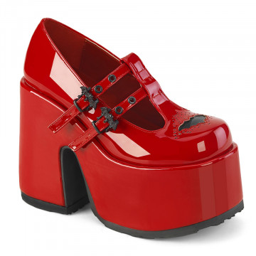 Demonia Cult CAMEL-55 Red Pat