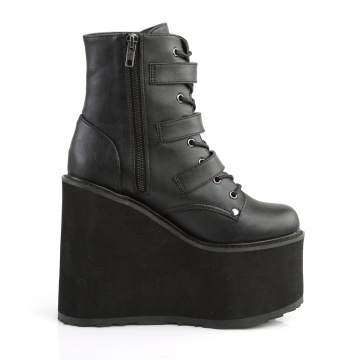 Stivaletti Demonia Cult SWING 103 Blk Vegan Leather