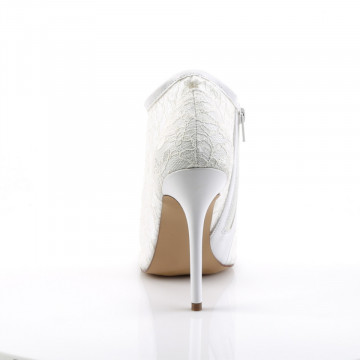 Fabulicious AMUSE-56 Ivory Lace-Mesh