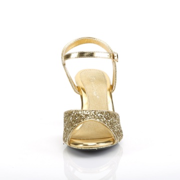 Fabulicious BELLE-309G Gold Glitter/Gold Glitter 7us 37eu