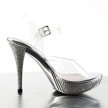 Fabulicious ELEGANT-408 Clr/Slv Chrome
