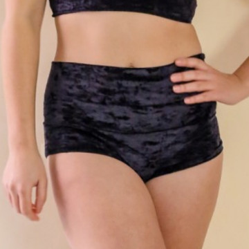 Mademoiselle spin Short EXTENDED Velluto nero Subito S