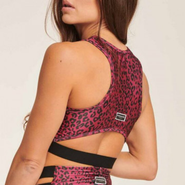 Paradise chick CROP TOP ATHLECIOUS Cherry h24