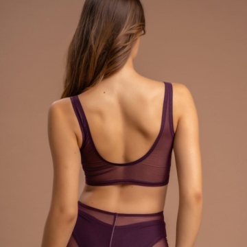 Paradise chick MEDUSA BRALETTE MAROON