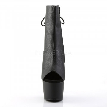 Pleaser ADORE-1018 Blk Faux Leather/Blk Matte