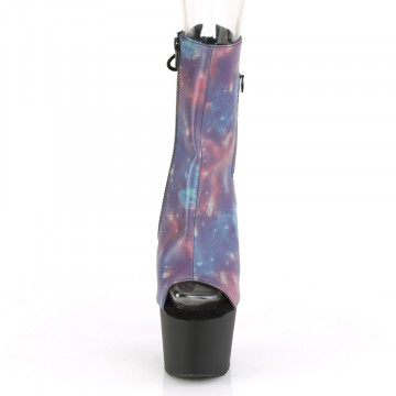 Pleaser ADORE-1018REFL Purple-Blue Reflective/Blk Matte