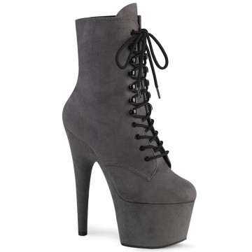 Pleaser ADORE-1020FS Grey Faux Suede/Grey Faux Sue 7us 37eu