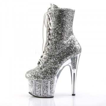 Pleaser ADORE-1020G Slv Glitter/Slv Glitter