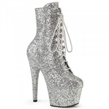 Pleaser ADORE-1020GWR Silver Glitter/Silver Glitter
