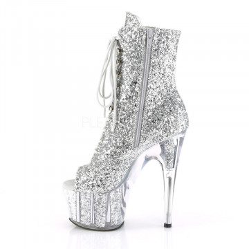 Pleaser ADORE-1021G Slv Glitter/Slv Gliteer