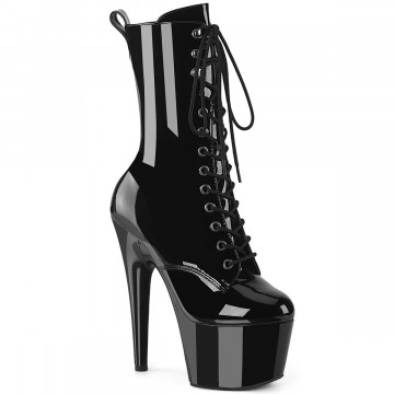 Pleaser ADORE-1049WR Blk Pat/Blk