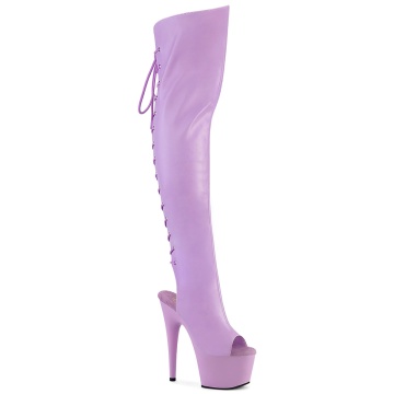 Pleaser ADORE-3019 Lavender Faux Leather/Lavender Matte