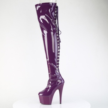 Pleaser ADORE-3063 Purple Str. Pat/Purple