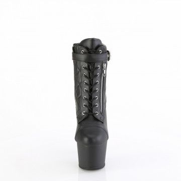 Pleaser ADORE-700-05 Blk Faux Leather/Blk Matte