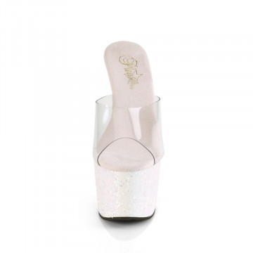 Pleaser ADORE-701LG Clr/Opal Multi Glitter