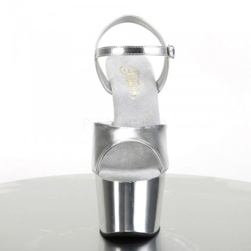 Pleaser ADORE-709 Slv Met. Pu/Slv Chrome