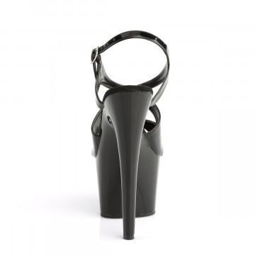 Pleaser ADORE-730 Blk Pat/Blk
