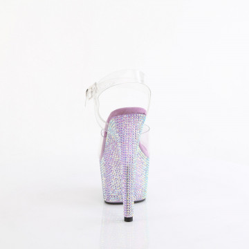 Pleaser BEJEWELED-708RRS Clr/Lavender RS